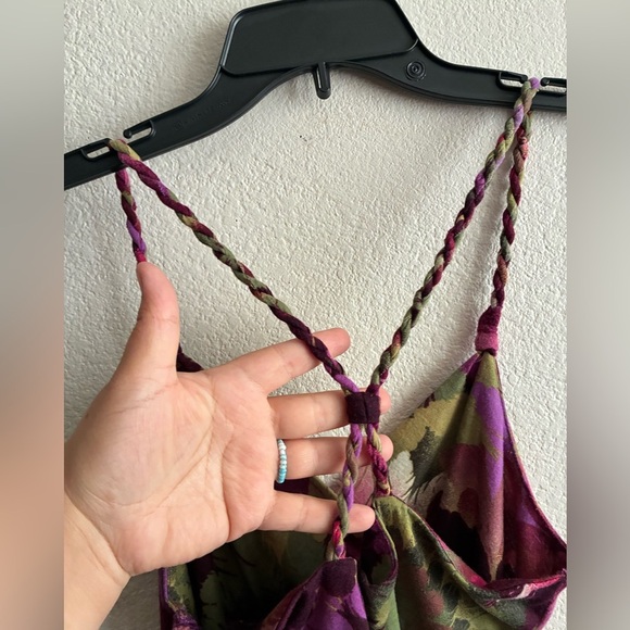 Mudd Multicolor Playful Graphics Babydoll Top L - Picture 4 of 6